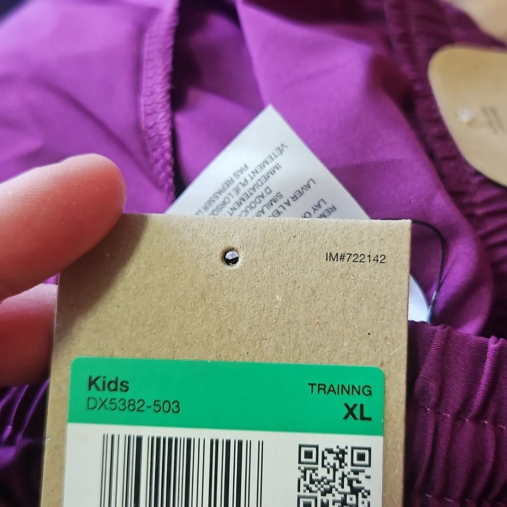 Nike Kids' Dri-FIT Multi Woven Shorts: PURPLE: NEW WITH TAGS: SIZE XL